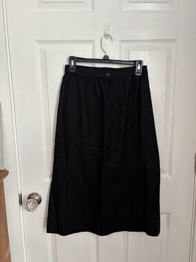 Classic Black A-Line Women's Skirt